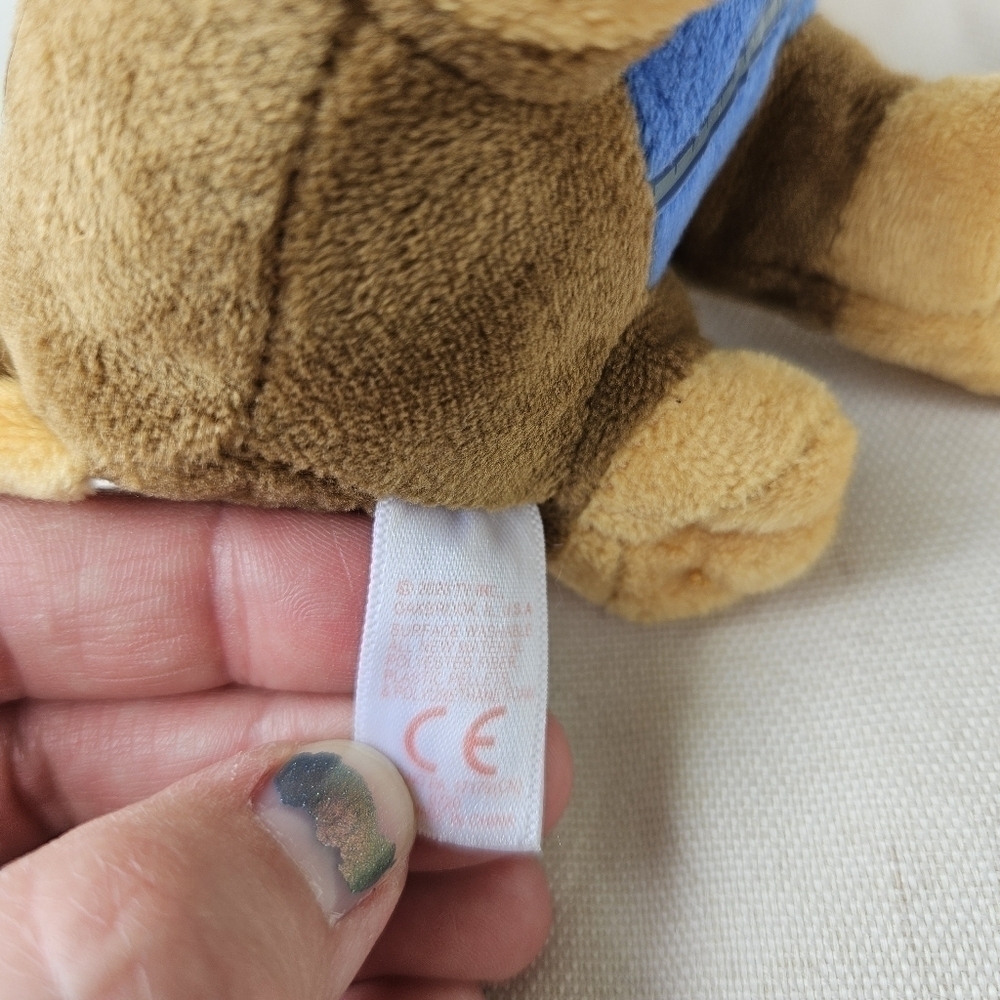 TY Paw Patrol Chase the Shepherd small plush - Picture 7 of 7